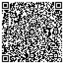 QR code with B & N Moving contacts