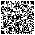 QR code with A M C Printing contacts