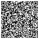 QR code with K & E Linen contacts