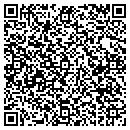 QR code with H & B Demolition Inc contacts