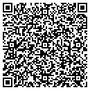QR code with T and W contacts