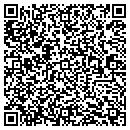 QR code with H I Siding contacts