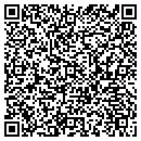 QR code with B Halpern contacts