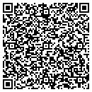 QR code with V & B Trucking Co contacts