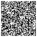 QR code with R & B Service contacts