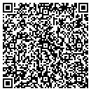 QR code with E & S Sportswear contacts