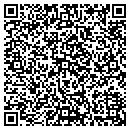 QR code with P & C Bagels Inc contacts