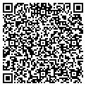 QR code with B&F contacts