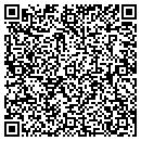 QR code with B & M Pools contacts