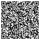 QR code with R J Fence contacts