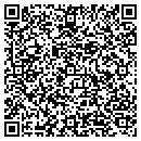 QR code with P R Check Cashing contacts