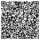 QR code with P & J Donut Inc contacts