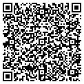 QR code with C C B R contacts