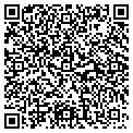 QR code with B & T Nursery contacts