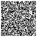 QR code with B & R Excavating contacts