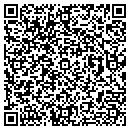 QR code with P D Security contacts