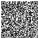 QR code with H & R Aoyama contacts