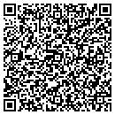 QR code with B & D Glass Co contacts