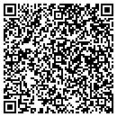 QR code with P and A Tool and Die Inc contacts