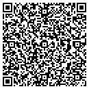 QR code with V Sanchez MD contacts