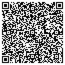 QR code with M & V Kinders contacts