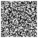 QR code with P & M Landscaping contacts