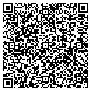 QR code with H B Service contacts