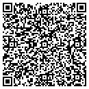 QR code with B & M Video contacts