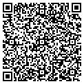 QR code with G M Printing contacts