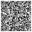 QR code with B and S Trenching contacts