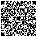 QR code with V Mullins contacts