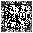 QR code with 3 Day Blinds contacts