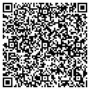 QR code with N Palmore contacts