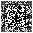 QR code with P & J Design Service contacts