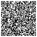 QR code with 3 F W Post contacts