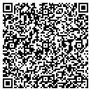 QR code with H M Printing contacts