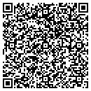 QR code with H & E Handyman contacts