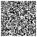 QR code with K M White DDS contacts