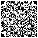 QR code with P E Service contacts