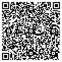 QR code with K M P contacts