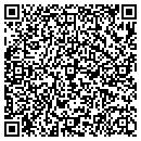 QR code with P & R Barber Shop contacts