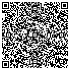 QR code with AAA-1 Septic Tank Service contacts