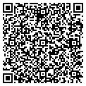 QR code with K M X N contacts