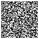 QR code with H & S Refuse contacts
