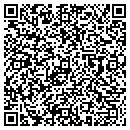 QR code with H & K Towing contacts