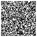 QR code with B White Trucking contacts