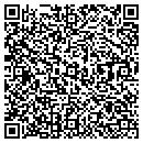 QR code with U V Graphics contacts
