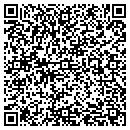QR code with R Huckabee contacts
