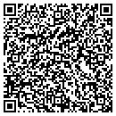 QR code with K Speed Wash contacts