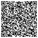 QR code with E & W Drapery & Carpet contacts